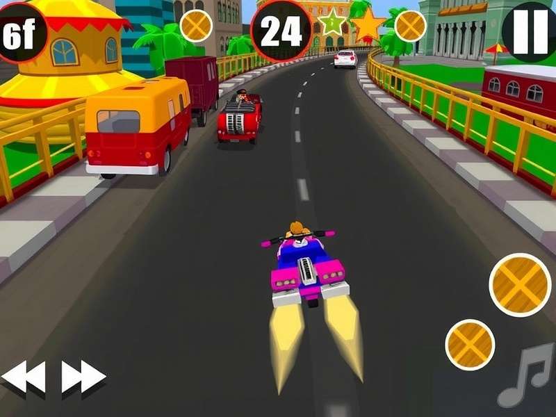 Rapid Ginger Racer gameplay screenshot